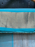 REHWA Maheshwari Handwoven Neem Reshmi Gold Zari DUM Border Saree