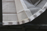 REHWA Maheshwari Handwoven Neem Reshmi POT Border Saree