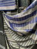 REHWA Maheshwari Handwoven Pure Cotton Gold Zari Half Chatai Border Saree