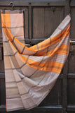 REHWA Maheshwari Handwoven Neem Reshmi GSV Border Saree