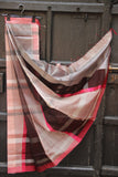 REHWA Maheshwari Handwoven Neem Reshmi POT Border Saree