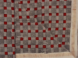 REHWA Bagh Print Maheshwari Handwoven Fabric With V Borders