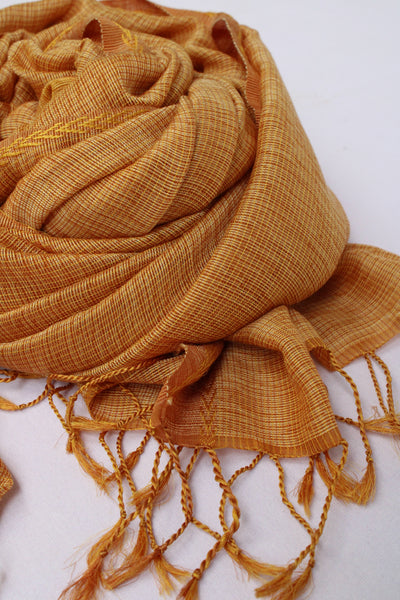 Golden Rehwa Wool Shawl